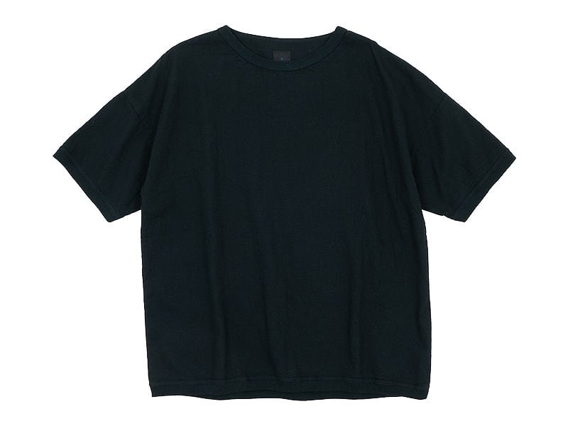 maillot linen rich shirt-Tee BLACK