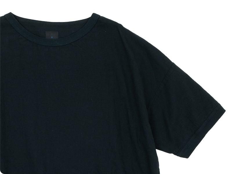 maillot linen rich shirt-Tee BLACK