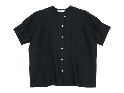 homspun リネンバイオ パフスリーブブラウス オフ白