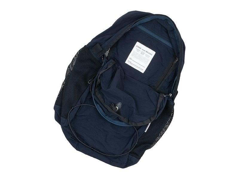 ENDS and MEANS Packable Back Pack NAVY