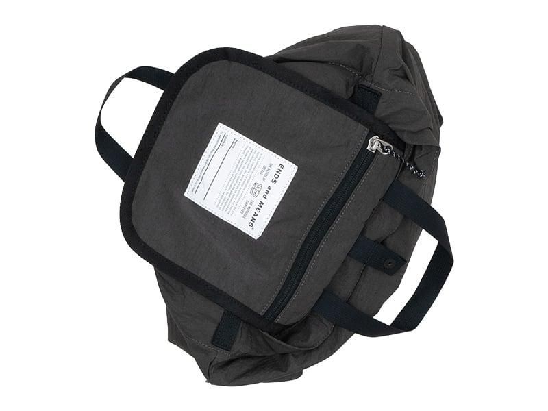 ENDS and MEANS Packable Sholder Bag AFRICAN BLACK