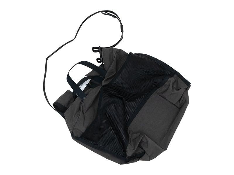 ENDS and MEANS Packable Sholder Bag AFRICAN BLACK