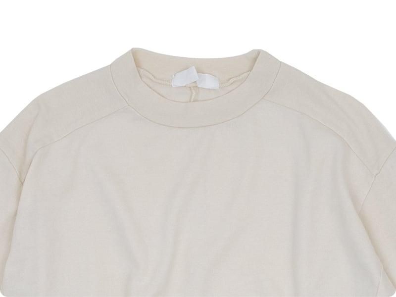 homspun ホームスパン　コーデュロイプルオーバー　美品 homspun homspun(ホームスパン) 30/1天竺 六分袖Vネックプル