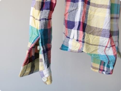 maillotmadras check B.D. shirts BLUE MADRAS