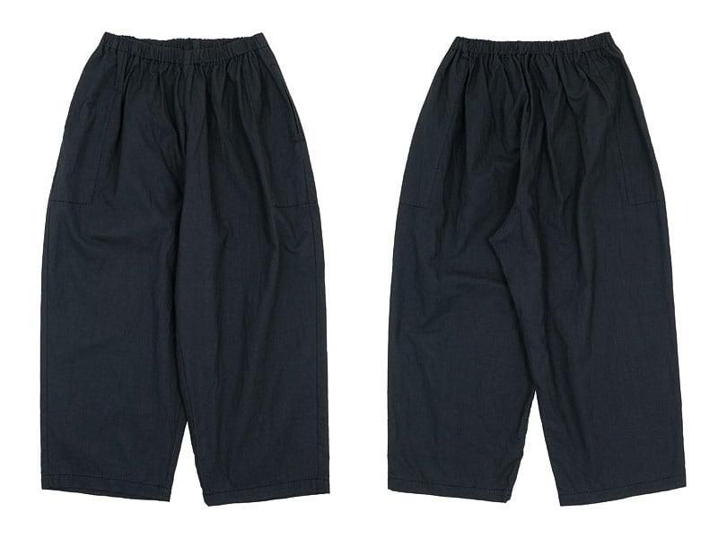 入荷nowオンラインストア homspun(ホームスパン) ギャザーパンツ バルキーシーチング厚手 パンツ
