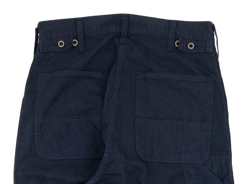 TUKI painter pants garment dyed 37NAVY BLUE