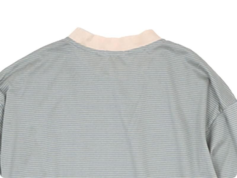 maillot narrow border crew long-T BEIGESAX