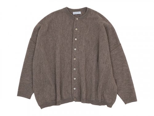 ordinary fits BARBER CARDIGAN KNIT MOCA