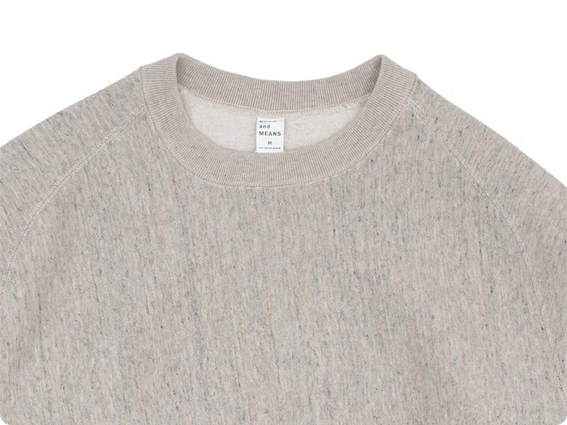 ENDS and MEANS Crew Neck Sweat Porridge