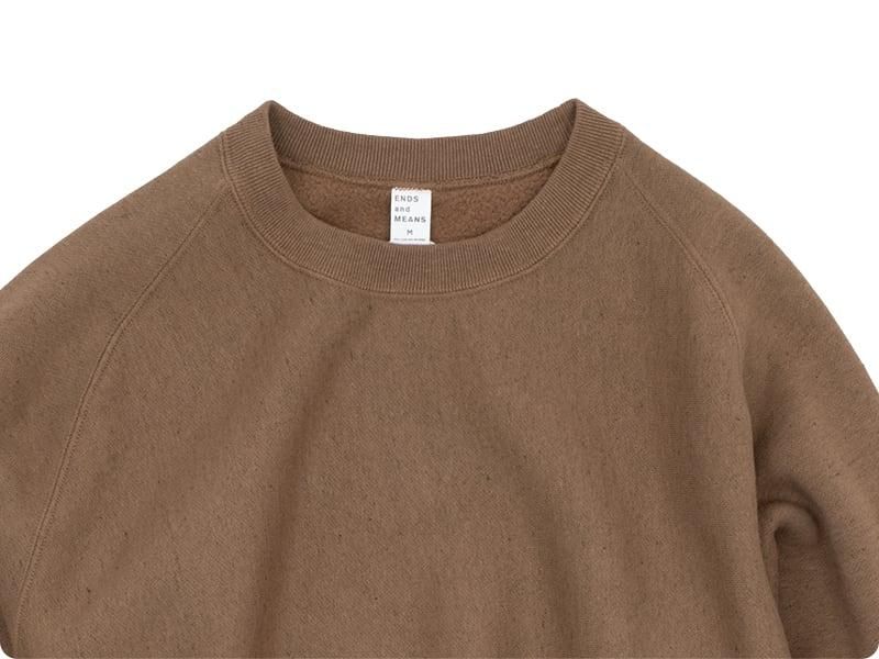 ENDS and MEANS Crew Neck Sweat Fox Brown