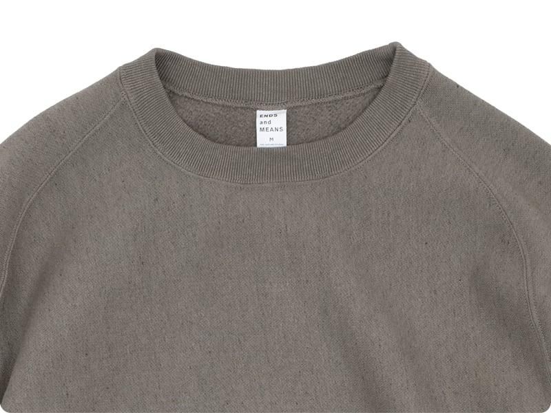 ENDS and MEANS Crew Neck Sweat Slate Gray