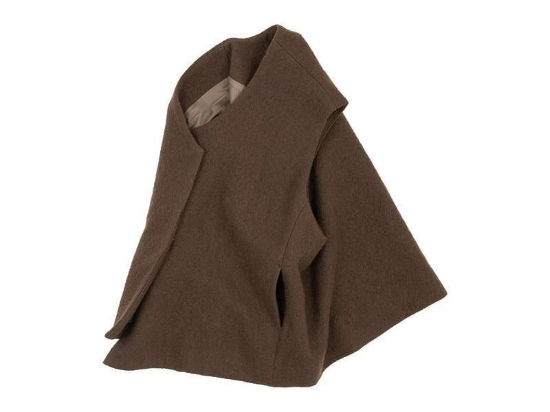 Atelier d'antan Grecoʥ쥳 Wool Vest BROWN