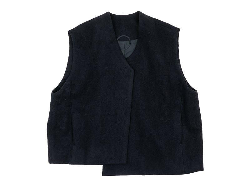 通販 Atelier d'antan d Atelier BLACK vest Wool Greco（グレコ） トップス