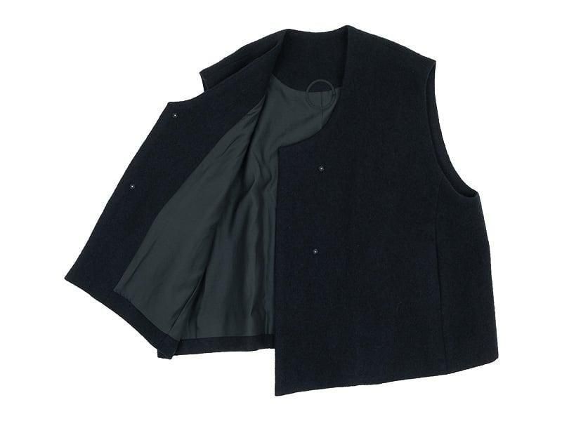 Atelier d'antan Grecoʥ쥳 Wool Vest BLACK