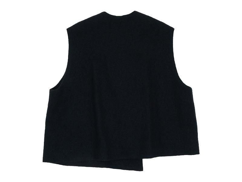 Atelier d'antan Grecoʥ쥳 Wool Vest BLACK