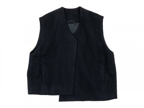 Atelier d'antan Grecoʥ쥳 Wool Vest BLACK