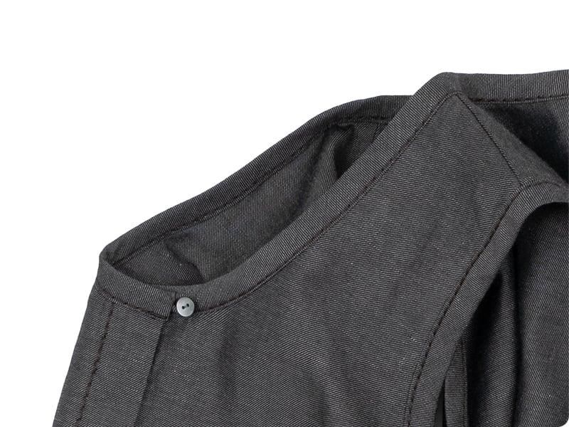 homspun ウールリネン 比翼ベスト ダークブラウン homspun 通販
