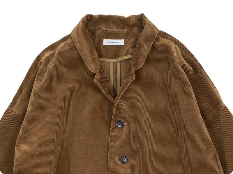 ordinary fits CORDUROY JACKET CAMEL