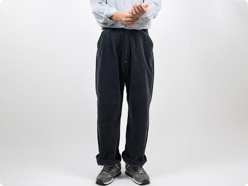 ordinary fits CORDUROY BELL PANTS GRAY