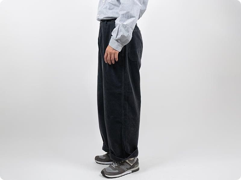 ordinary fits CORDUROY BELL PANTS GRAY