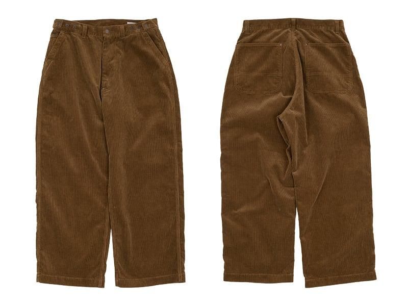 ordinary fits CORDUROY BELL PANTS CAMEL