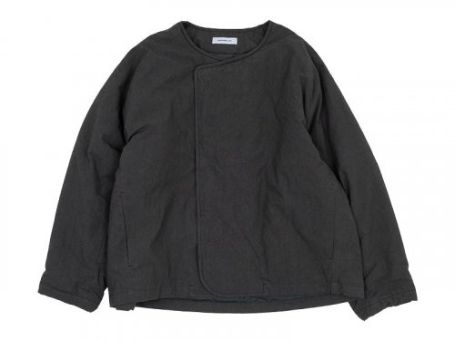 ordinary fits QUILT SHORT JACKET CHARCOAL