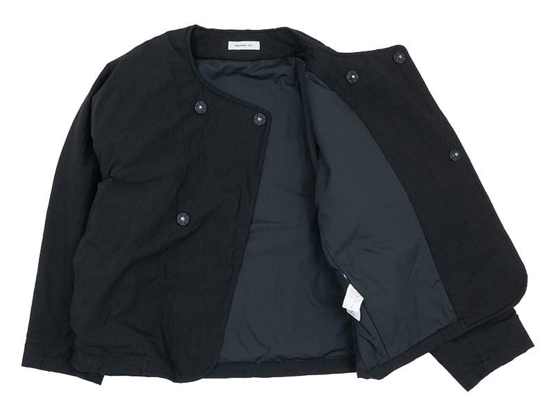 ordinary fits QUILT SHORT JACKET BLACK
