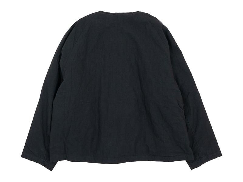 ordinary fits QUILT SHORT JACKET BLACK