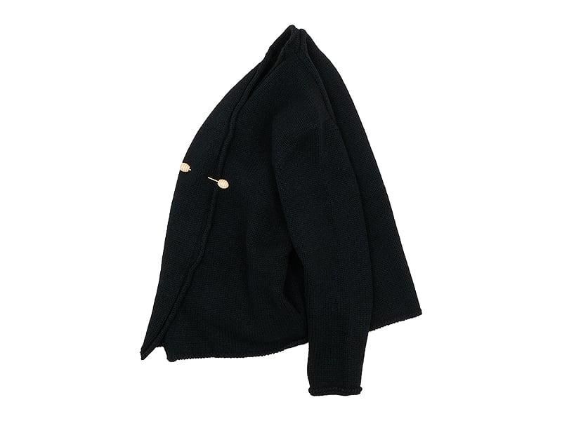 Atelier d'antan Degas（ドガ） Wool Knit Cardigan BLACK Atelier d
