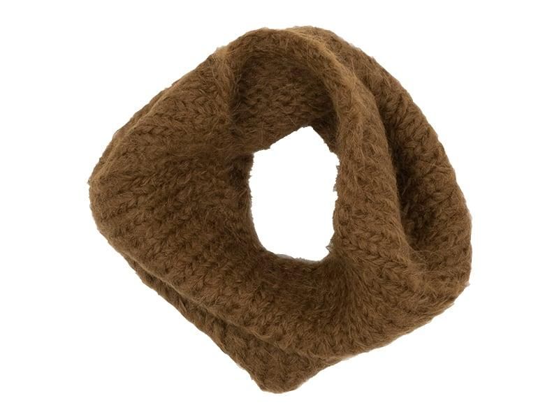 KARAKORAM ACCESSORIES Surialpaca Snood COGNAC