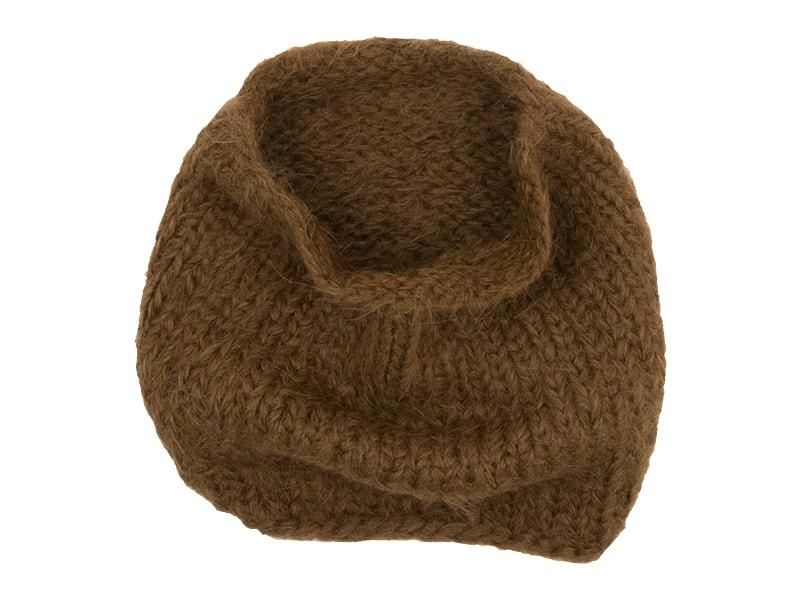 KARAKORAM ACCESSORIES Surialpaca Snood COGNAC