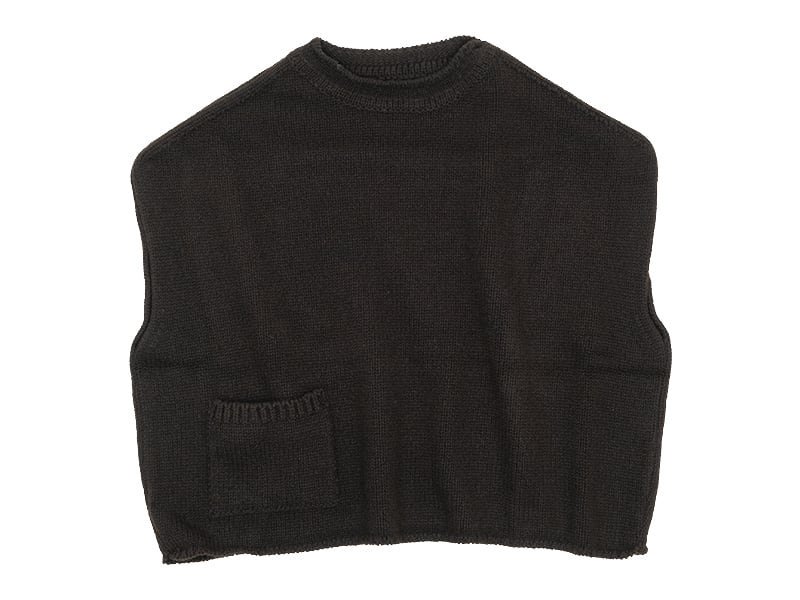 Atelier d'antan Rudeʥ롼ɡ Wool Knit Vest DARK BROWN