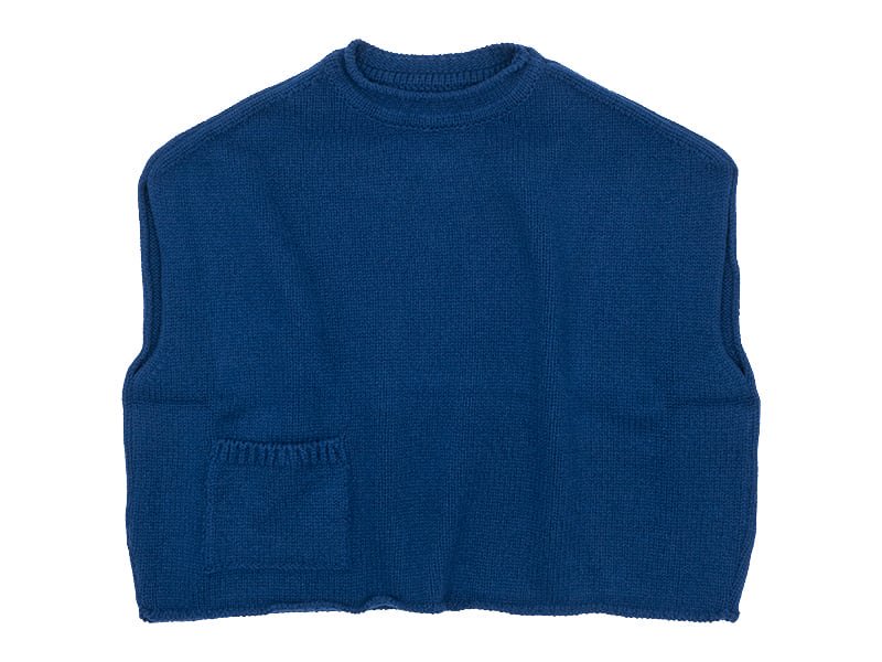 Atelier d'antan Rudeʥ롼ɡ Wool Knit Vest BLUE