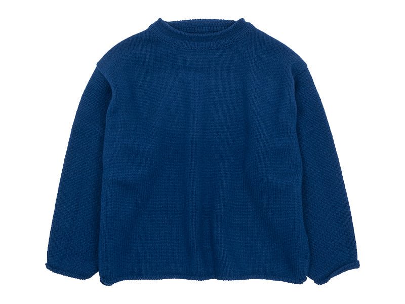 Atelier d'antan Rubinʥӥ Wool Knit Crew BLUE