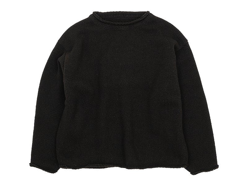 Atelier d'antan Rubinʥӥ Wool Knit Crew DARK BROWN