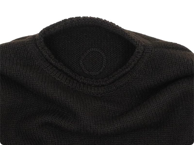 Atelier d'antan Rubinʥӥ Wool Knit Crew DARK BROWN
