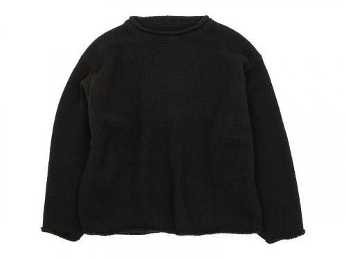 atelier d'antan ☆今期新品RUBIN WOO L kint Atelier d'antan Rubin（ルビン） Wool Knit Crew BLUE Atelier d