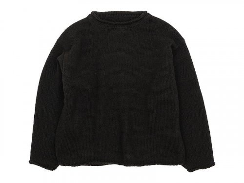 Atelier d'antan Rubinʥӥ Wool Knit Crew DARK BROWN