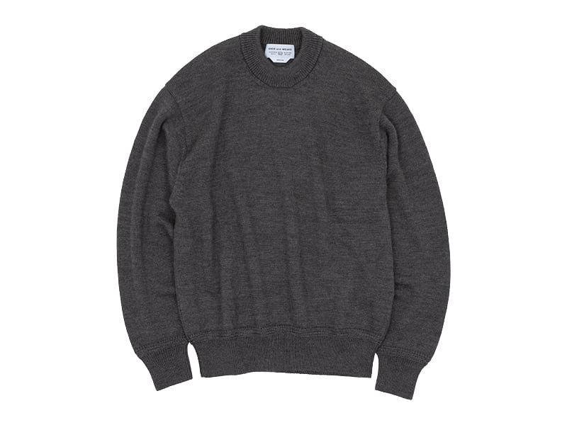 ENDS and MEANS Crew Neck Knit Mix Gray