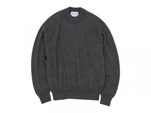 ENDS and MEANS Crew Neck Knit Mix Gray