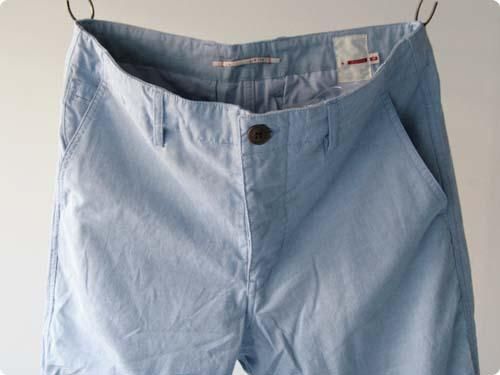 dip Double layer cropped pantsLIGHT BLUE