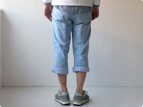 dip Double layer cropped pantsLIGHT BLUE