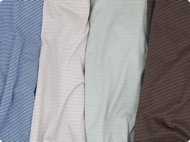 maillot narrow border crew long-T ECRUBEIGE