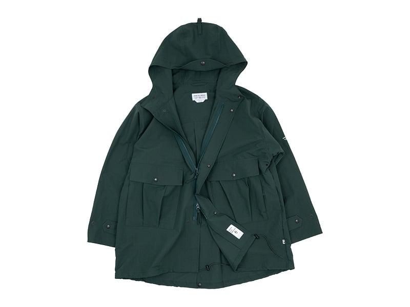 ENDS and MEANS Travel Half Parka Woods Green