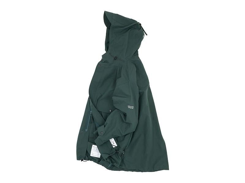 ENDS and MEANS Travel Half Parka Woods Green