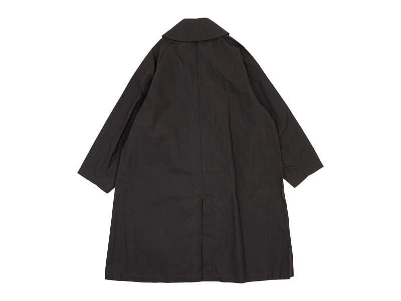 Atelier d'antan Bertinʥ٥륿 Waxed Cotton Coat DARK BROWN