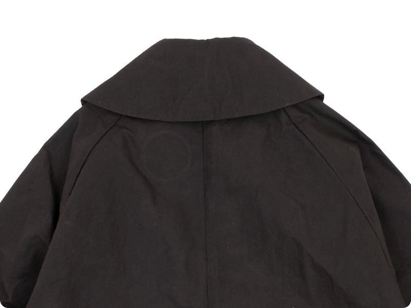 Atelier d'antan Bertinʥ٥륿 Waxed Cotton Coat DARK BROWN