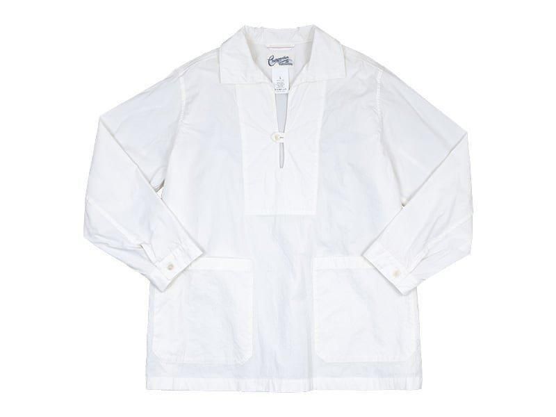 Charpentier de Vaisseau Sean Cotton Smock WHITE