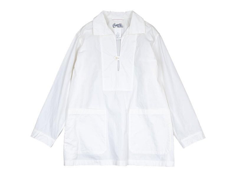 Charpentier de Vaisseau Sean Cotton Smock WHITE