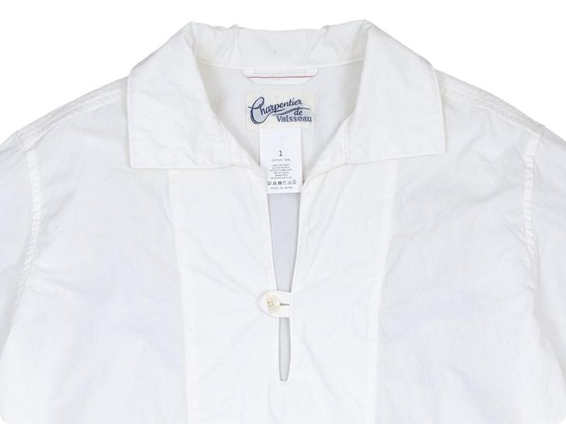 Charpentier de Vaisseau Sean Cotton Smock WHITE